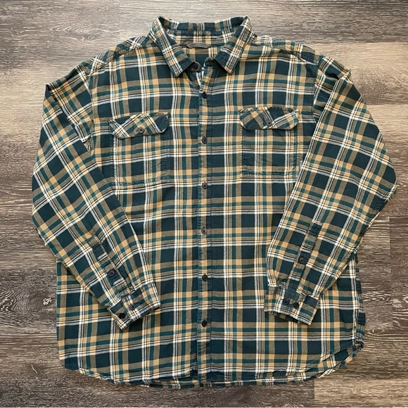 Omni-Wick Mens Plaid Flannel Shirt XXL Columbia - Picture 4 of 11